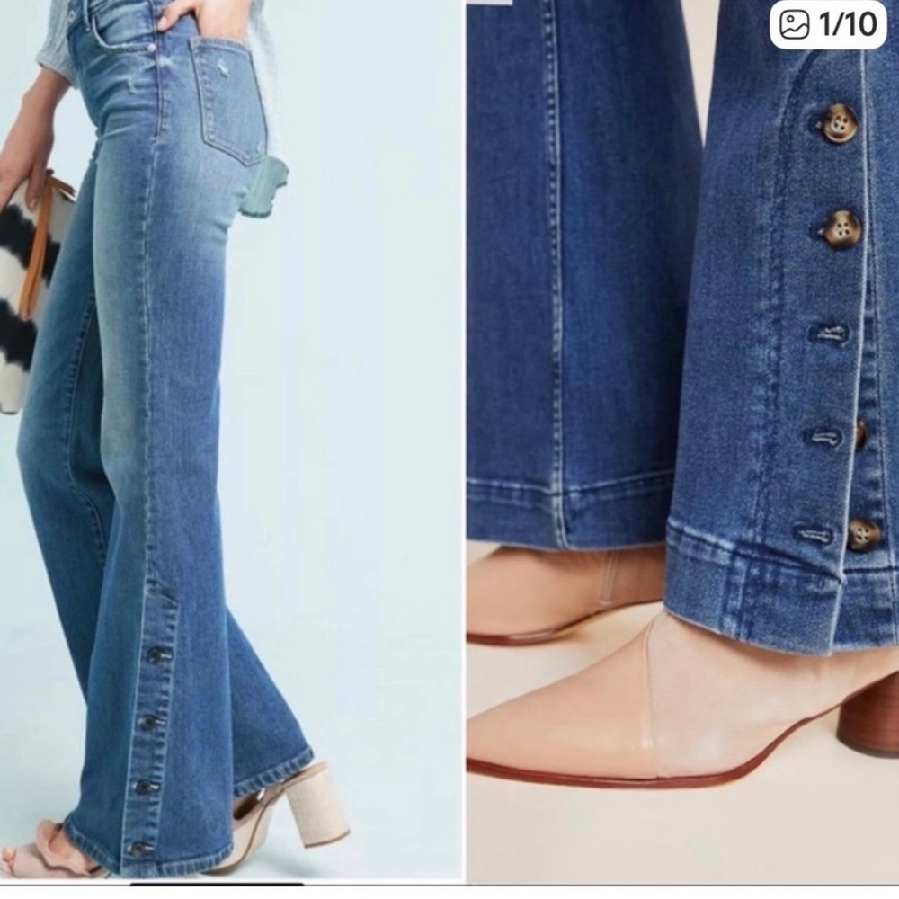 Anthropologie Pilcro Women’s boot cut/mild flare jeans. Size 28 - Picture 2 of 8